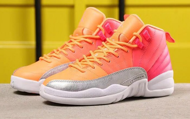 Women Jordan Shoes 12 Grade AAA Hot Punch